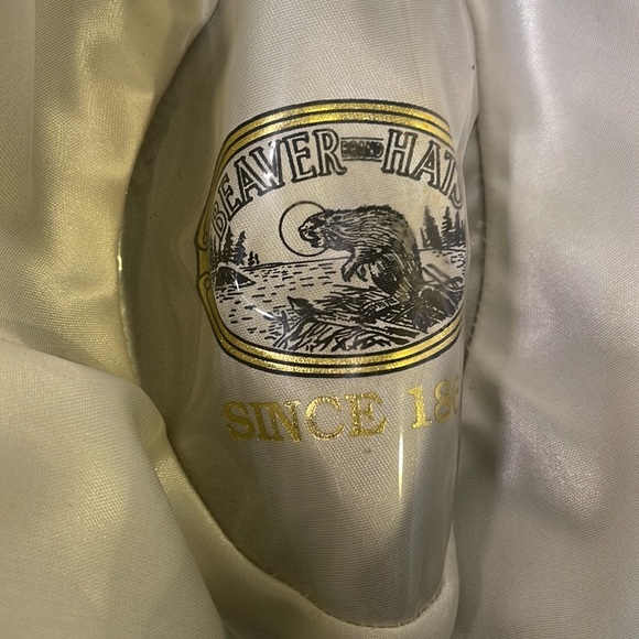 Vintage Black Beaver Hats Fedora Feather Hat - Picture 12 of 15